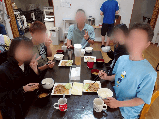 sunnyスクールの1日　朝食