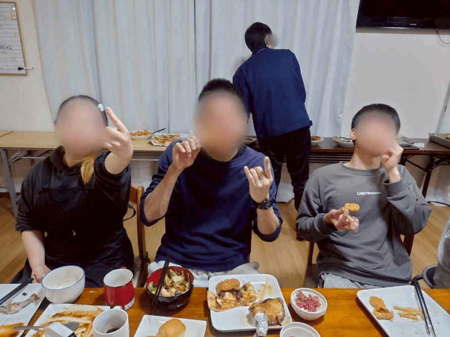 sunnyスクールの1日　夕食